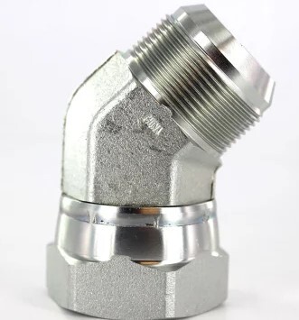 P.24 V6X.S 24 V6X-S #24 MALE JIC X #24 FEMALE JOC SWIVEL 45 DEG